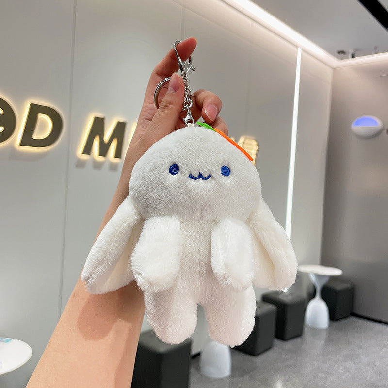Paar Ornamente Puppe Keychain Samt Spielzeug