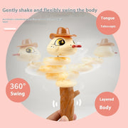 Whistle Twisted Snake Toy Balance rotierende Schaukel Kinder Spielzeug