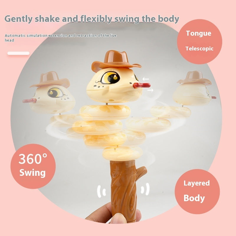 Whistle Twisted Snake Toy Balance rotierende Schaukel Kinder Spielzeug