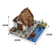 Seaside Fishing House Bausteine Modell Montage Spielzeug