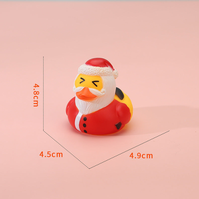 "Vinyl-Weihnachtsgeweih Kleine Gelbe Ente Wasser-Spielzeuge"