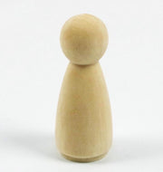 Holz Menschen-Solide Unfinished Farbe-Waldorf Spielzeug