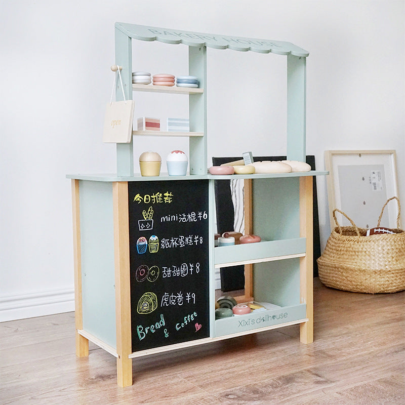 mytooy Spielküche mit Ofen aus Holz