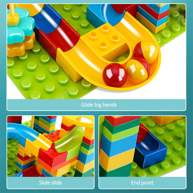 Die Neue kinder Ball Gebäude Block Rutsche Spielzeug