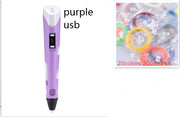 3D stift (3D print pen) zwei generation graffiti 3D stereoskopischen pinsel kinder puzzle malerei spielzeug