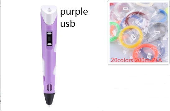 3D stift (3D print pen) zwei generation graffiti 3D stereoskopischen pinsel kinder puzzle malerei spielzeug