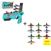 Kinder Außen Boy Spielzeug Hand Werfen Spin Segelflugzeug Modell Launcher