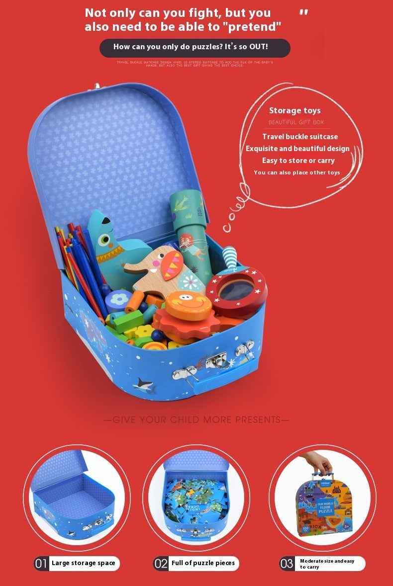 Flugzeug-Tier-Puzzle Kinder-Puzzle Papier-Spielzeug