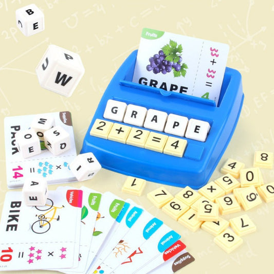 Alphabet Desktop-Spiel Lern zahlen Matching Early Education Spielzeug