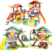 Puzzle montage gebäude block spielzeug