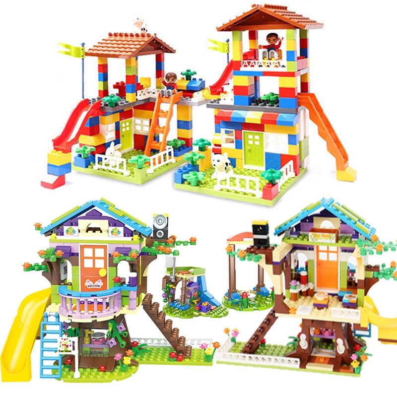 Puzzle montage gebäude block spielzeug
