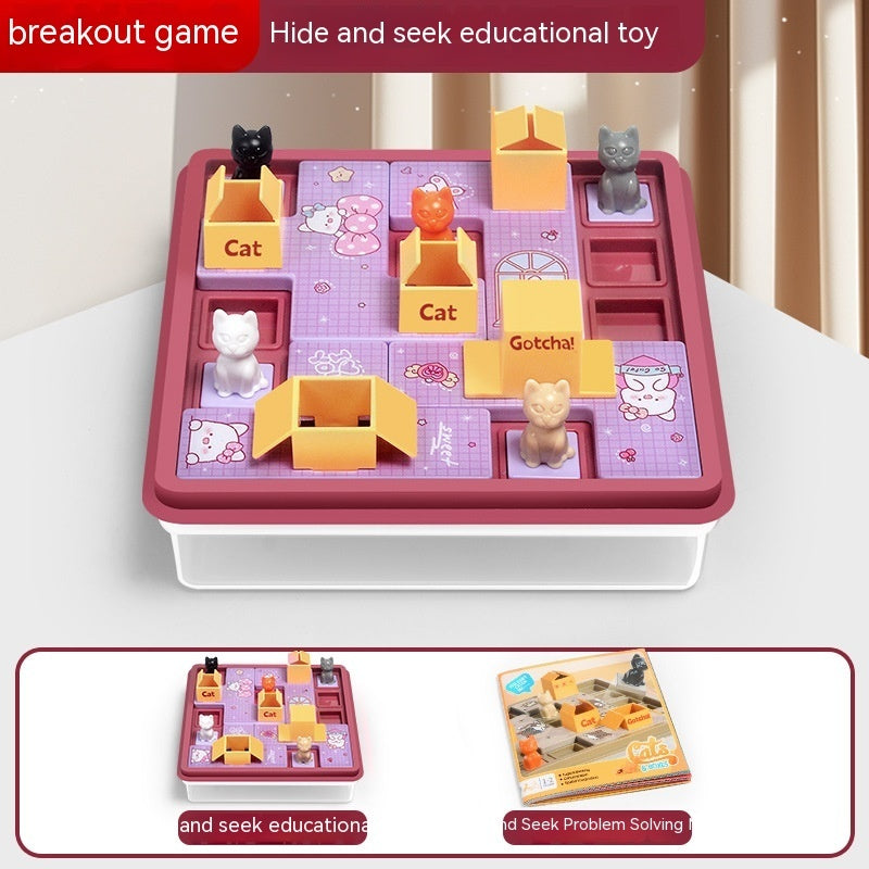 Versteckte Katzen-Räumung Brettspiel spielzeug für Kinder