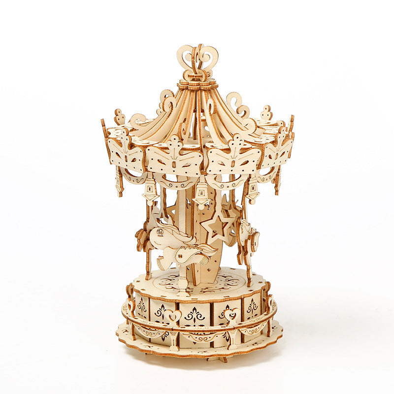 mytooy 3D Holzpuzzle Karusell
