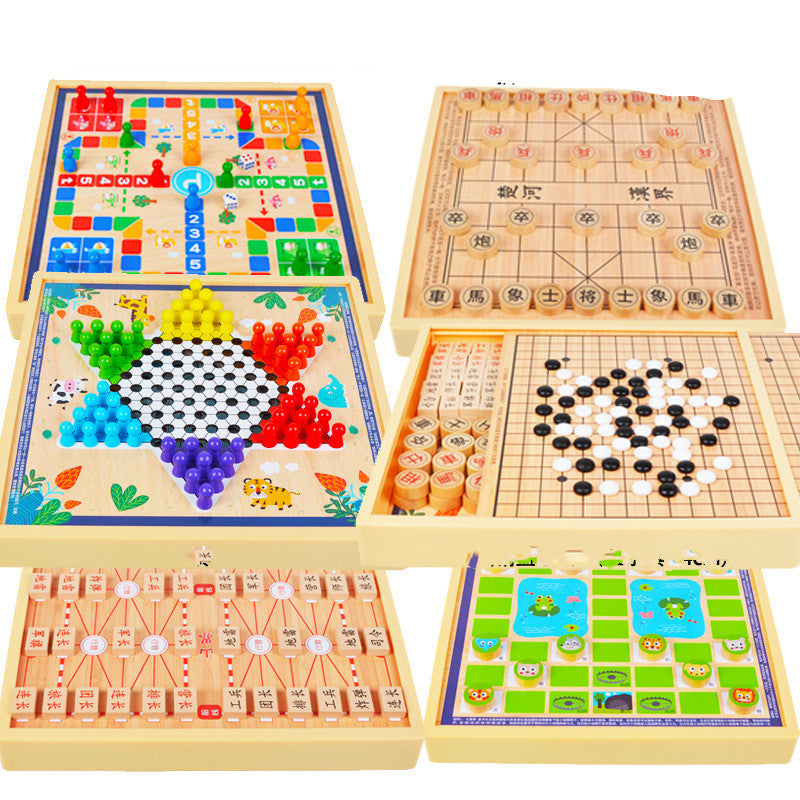 mytooy Holz-Brettspiel Sammlung