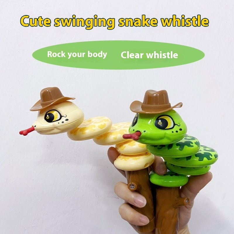 Whistle Twisted Snake Toy Balance rotierende Schaukel Kinder Spielzeug