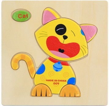 Holz drei dimensionales Kinderspiel zeug