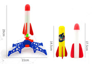Kinder Fuß Outdoor Leuchtender Katapult Kleinraketen Spielzeug