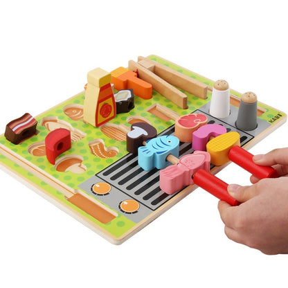 Simulation Kinder spielen Haus Nachmittag Tee Dessert Kuchen Tee Topf und Tasse Tee Set Holz spielzeug Anzug