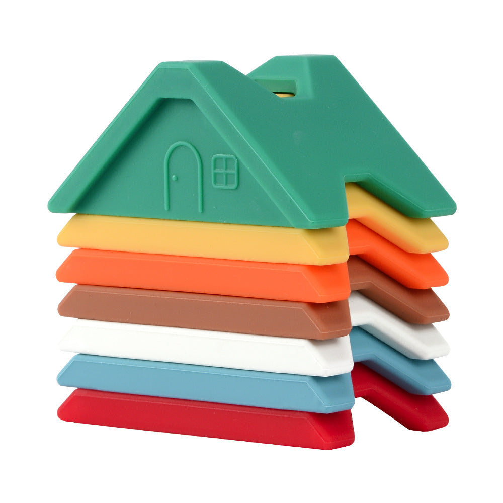 Silikon Jenga Bausteine kinder Spielzeug Frühe Bildung