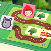 Kinder frühe Bildung Magnetisches hölzernes Labyrinth-Track-Puzzles pielzeug