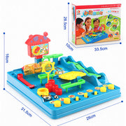 "Kinderspieltischspielzeug für Dschungel-Abenteuer-Ballbahn-Puzzle"