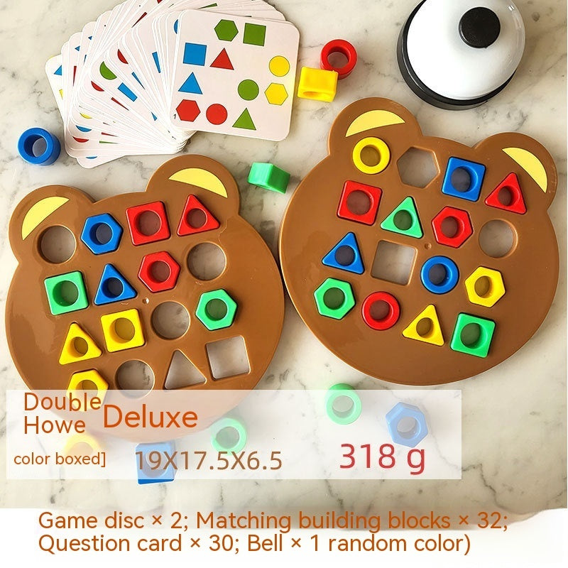 „Kinder Geometrische Form Zuordnungs Desktop Lernspielzeug“
