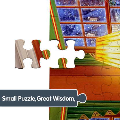 Kinder cartoon santa puzzle puzzle spielzeug