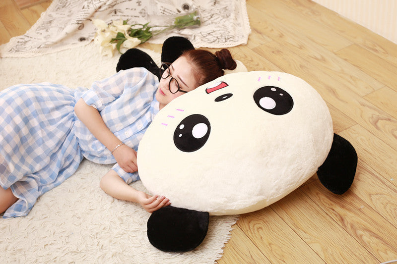 70cm Kawaii Großen Kopf Panda Plüsch Spielzeug Gefüllte Weiche Tier Kissen Cute Bear Geschenk für Kinder Kinder Baby Mädchen geburtstag Geschenk