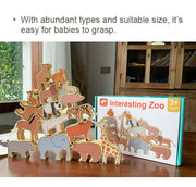 Tierische Jenga-Balance-Bausteine Hand-Auge-Koordination spielzeug