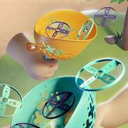 Kinder hand gezogenes Katapult UFO Outdoor-Sportspiel zeug