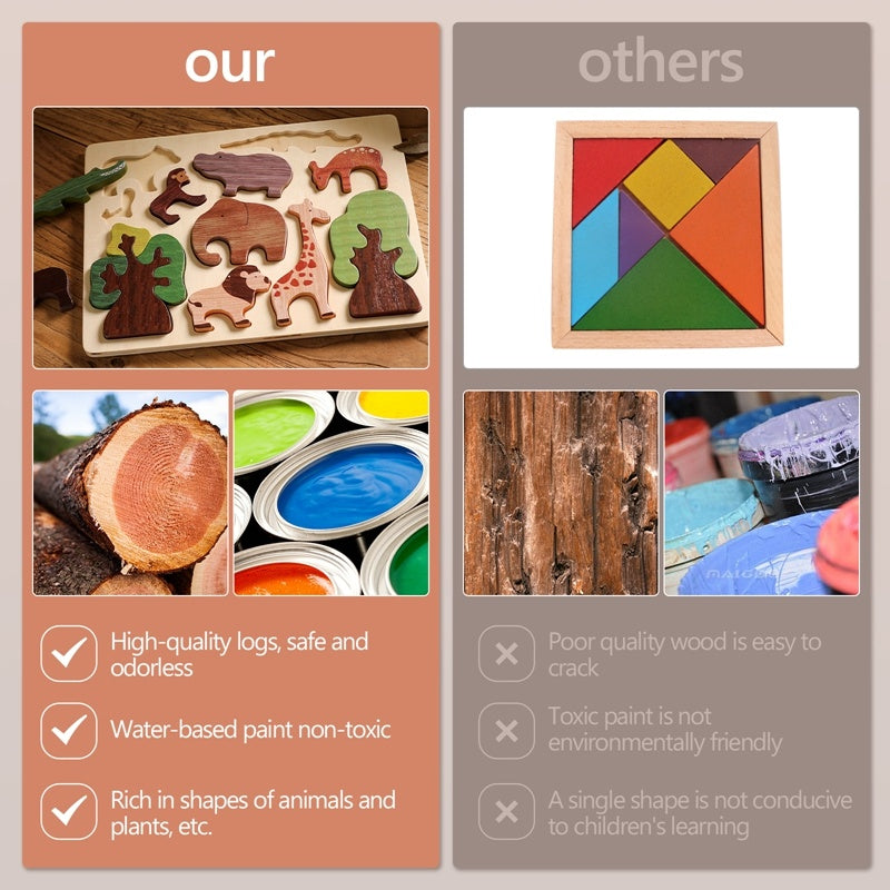 Kinder Tier Puzzle Spielzeug