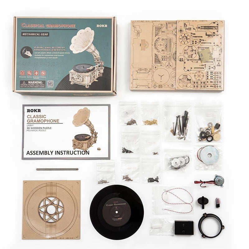 mytooy Holzpuzzle Grammophon