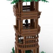 Kleine Partikel Bausteine kinder Spielzeug Montage Kleine Holz Turm