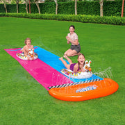 Outdoor-Park-Gras-Wasserspray-Doppel-Surf-Wasserrutsche-Aufblasbare Spielzeuge
