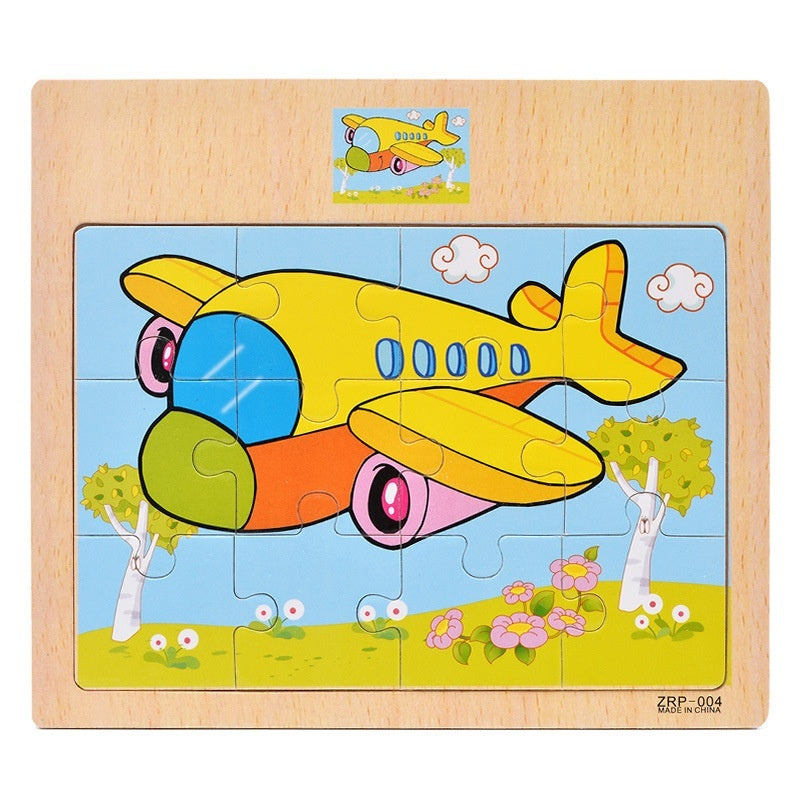 mytooy Holzpuzzle 12-teilig