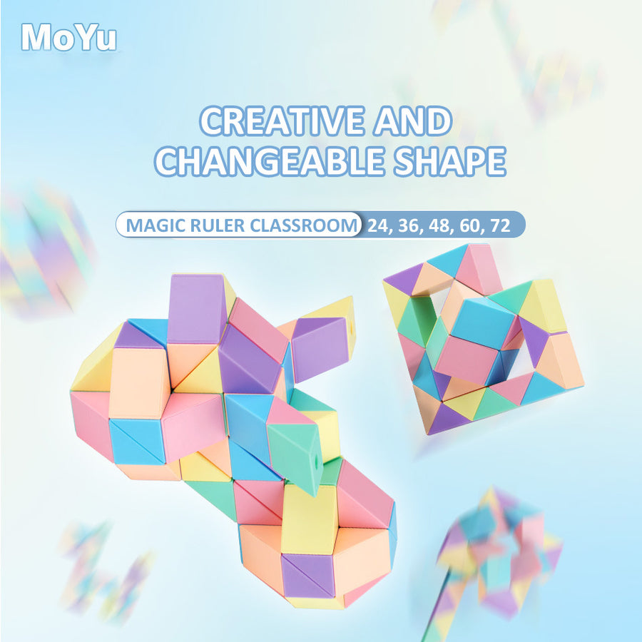Schlange Twist Cube Stress Relief Pädagogisches Spielzeug Kinder Geschenke Magie Schlange Herrscher Puzzle Klapp Pädagogische