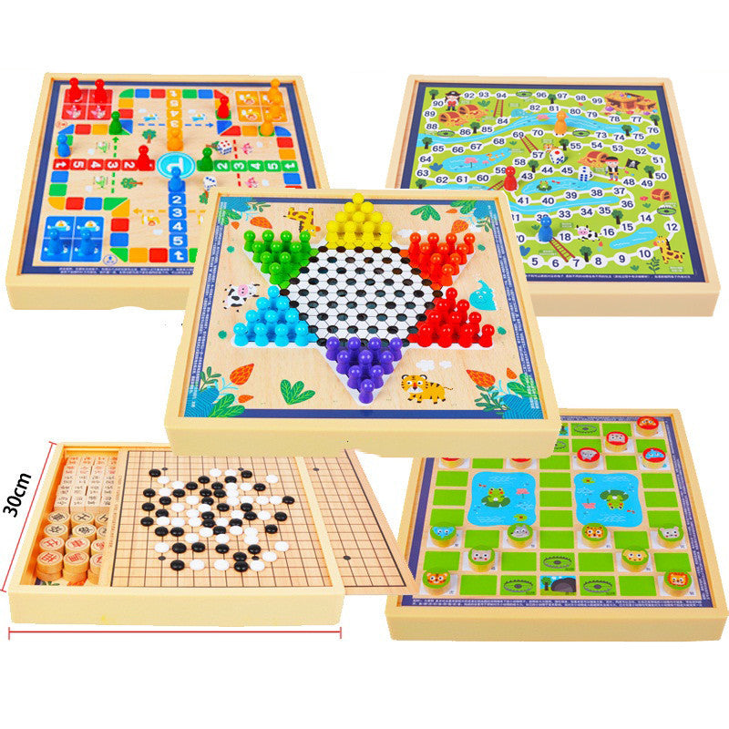 mytooy Holz-Brettspiel Sammlung