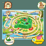 Kinder der Schildkröte Und Hare Racing Spielzeug Kreuz-land Rennen Tabelle Spiele