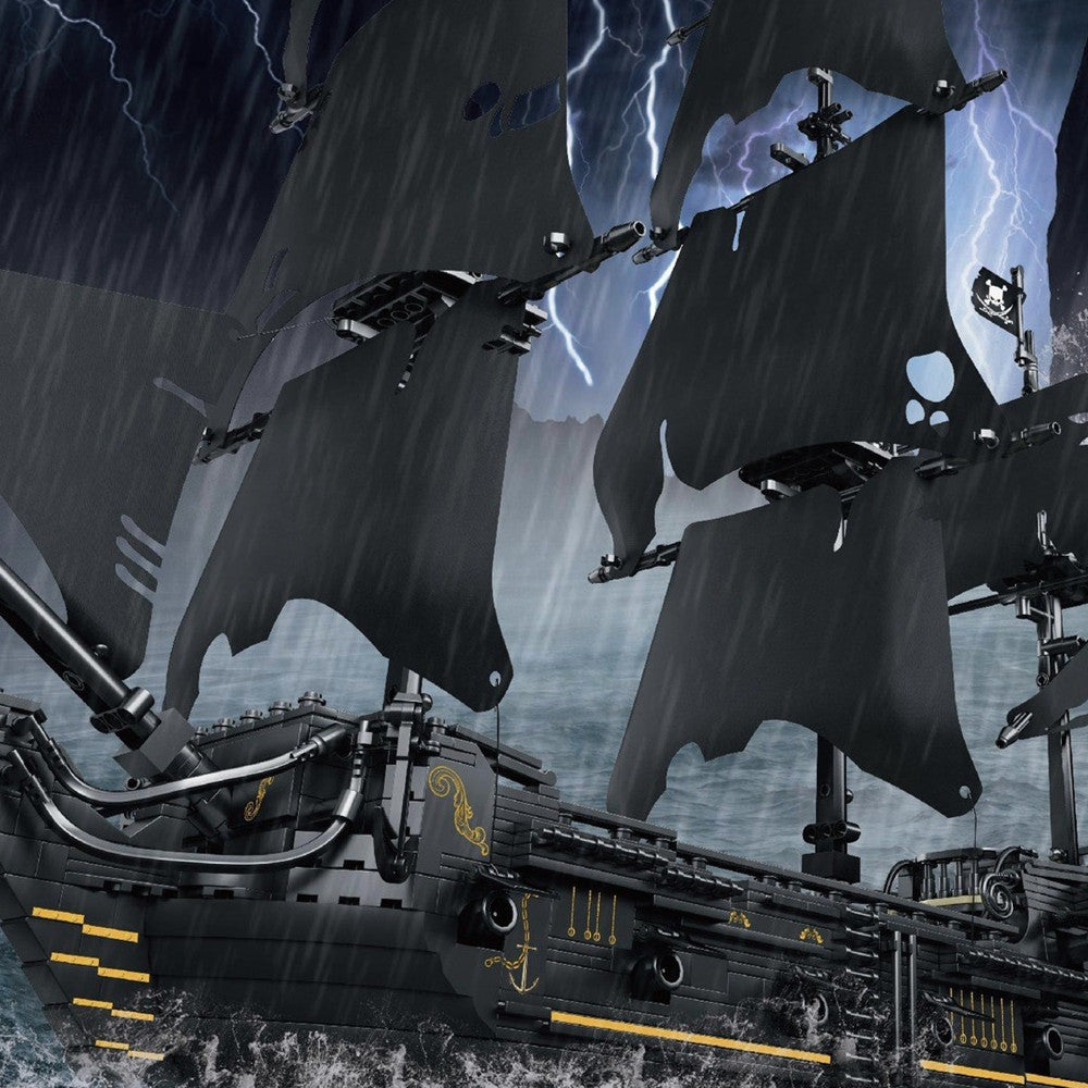 "Kinder Neue Puzzle-Bausteinspielzeuge Piratenschiff"
