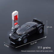 Chinesische Puzzle-Bausteine Tesla-Technologie Auto Kinder Lernspielzeug