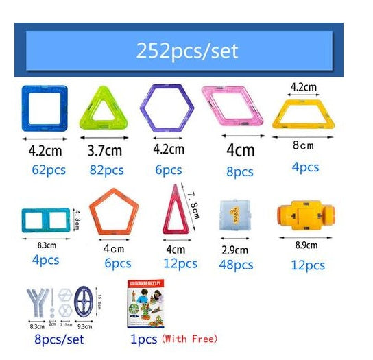 Mini Magnetische Stück Pädagogisches Spielzeug