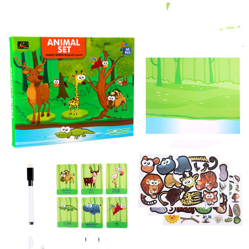 Magnetische puzzle spielzeug