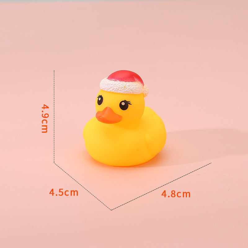 "Vinyl-Weihnachtsgeweih Kleine Gelbe Ente Wasser-Spielzeuge"