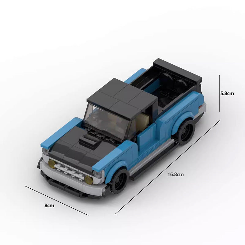 LLandwirtschaftlicher LKW Speed8 Grid Auto Puzzle Zusammengesetzte Baustein-Spielzeuge