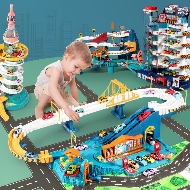 Dinosaurier Schiene Auto kinder Pädagogisches Spielzeug