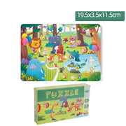 Kinder Papier Aufklärung Pädagogisches Puzzle Spielzeug