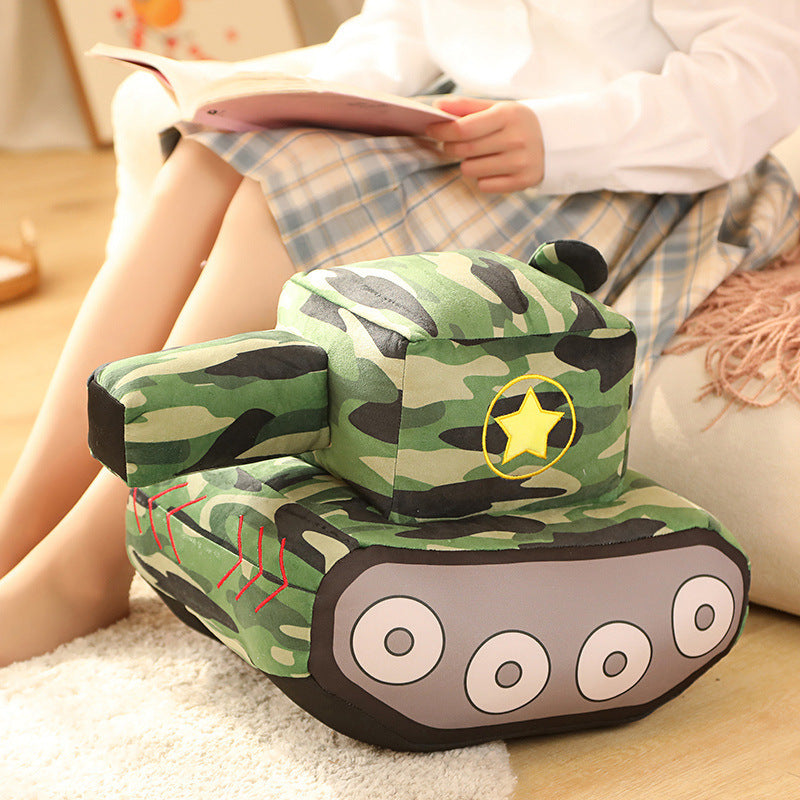 New Tank Children's Pillow PP Cotton Plush Toys