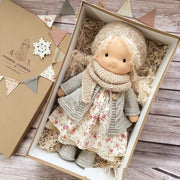 Kuscheltier mit Wechselkleidung aus Baumwolle Kinderspielzeug