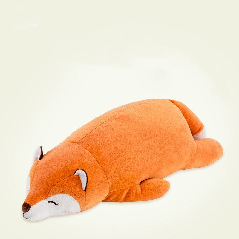 Niedliches flauschiges flauschiges Fat Fox Plüsch tier Gefülltes weiches Tier-Cartoon-Kissen Schönes Geschenk für Freundin Kinder Spielzeug