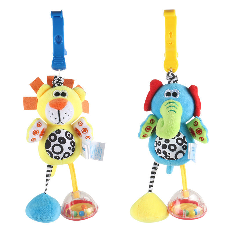Baby Kinder Rasseln Spielzeug Baumwoll Kinderwagen Kinderwagen Krippe Hängende Weiche Plüsch Spielzeug Tier Clip Baby Krippe Bett Hänge glocken Spielzeug für Babys